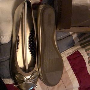 Sperry Gold ballet flats